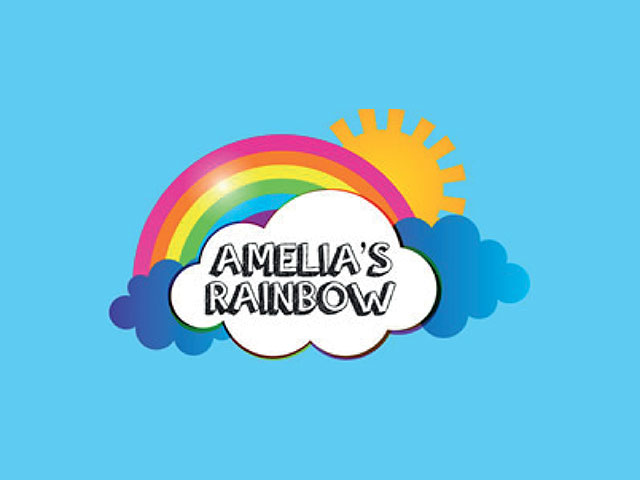 Amelia's Rainbow logo.